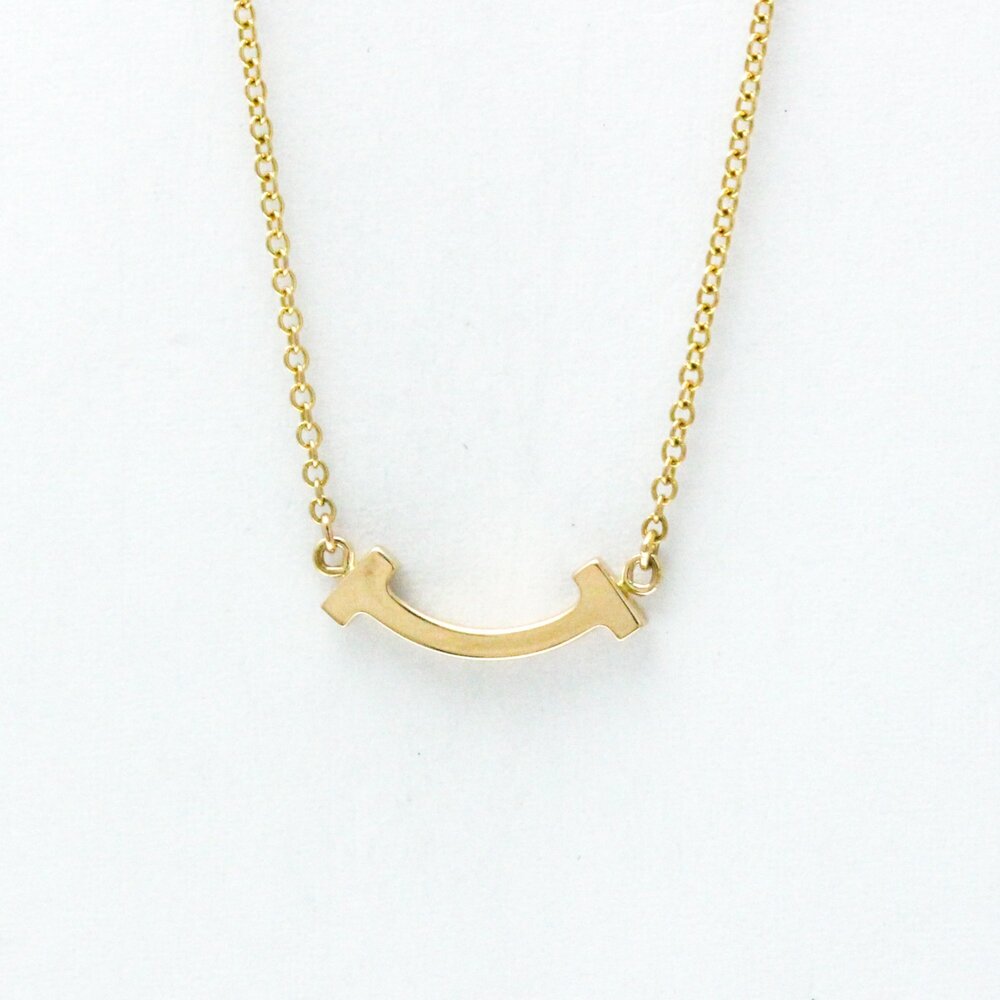 TIFFANY 18k Gold Diamond Necklace - Picture 2 of 13
